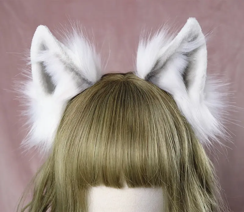 【Wolf】simulated gray with black wolf ears - Image 5