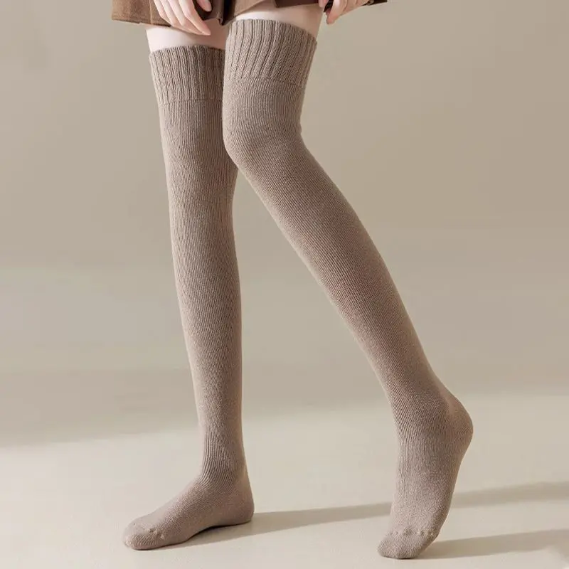 Women's cashmere over the knee socks - Image 5